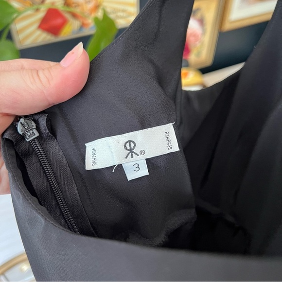 Vintage Black Tulip Maxi Dress - Picture 7 of 8